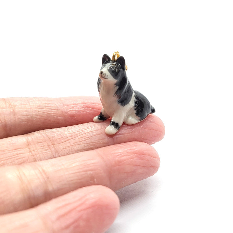 Border Collie Dog Necklace