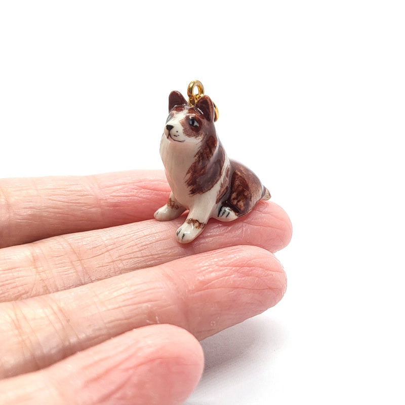 Border Collie Dog Necklace