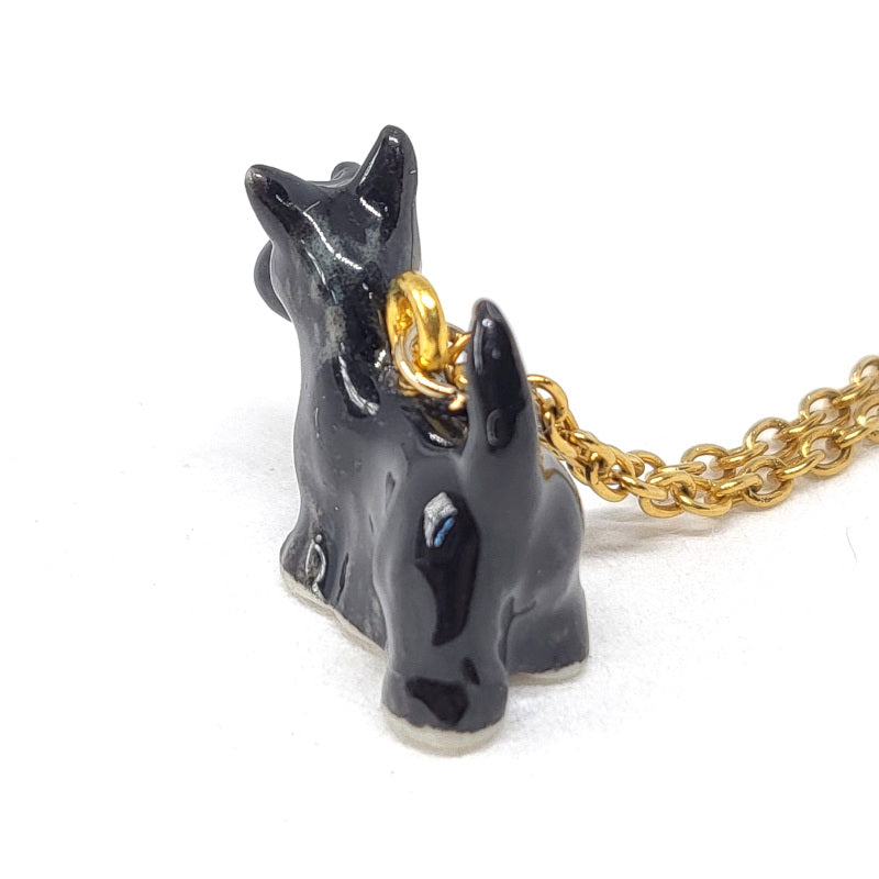 Black Scottish Terrier Necklace
