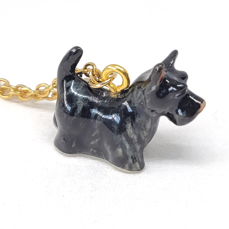 Black Scottish Terrier Necklace