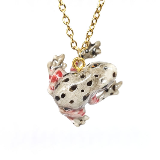 Red-Legged Running Frog Necklace