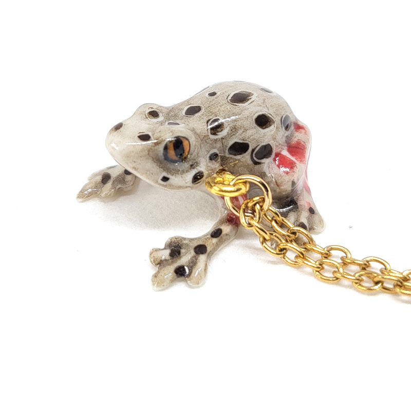 Red-Legged Running Frog Necklace