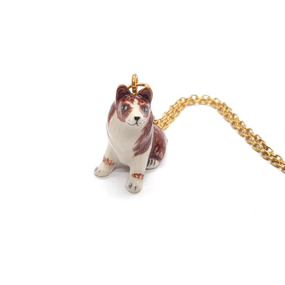 Border Collie Dog Necklace