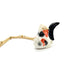 Tiny Black Tail Fin Goldfish Necklace