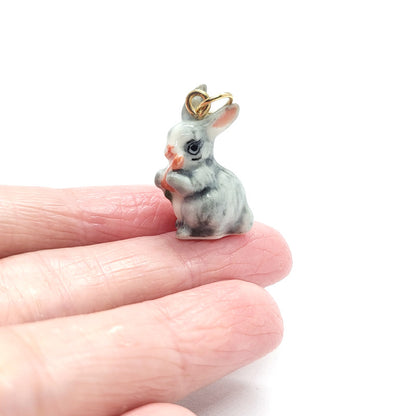 Carrot-loving Rabbit Necklace