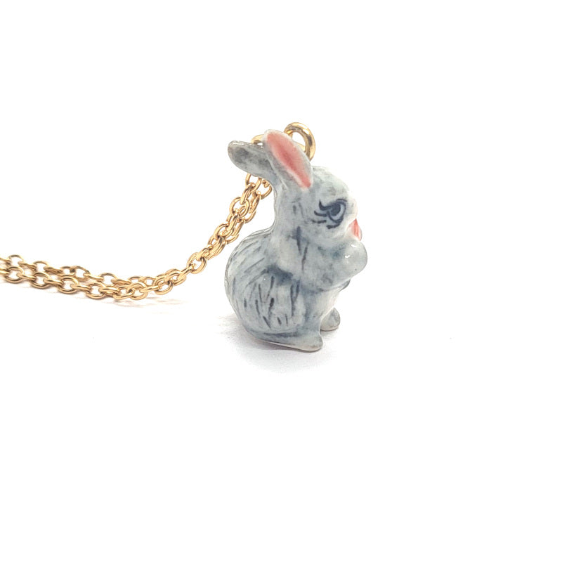 Carrot-loving Rabbit Necklace