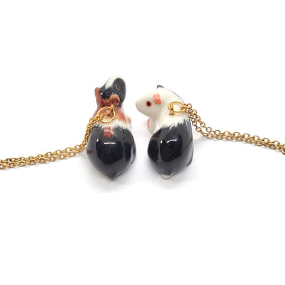 Guinea Pig Cavy Necklace Set