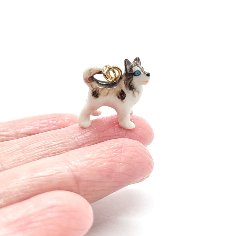 Tiny Husky Necklace