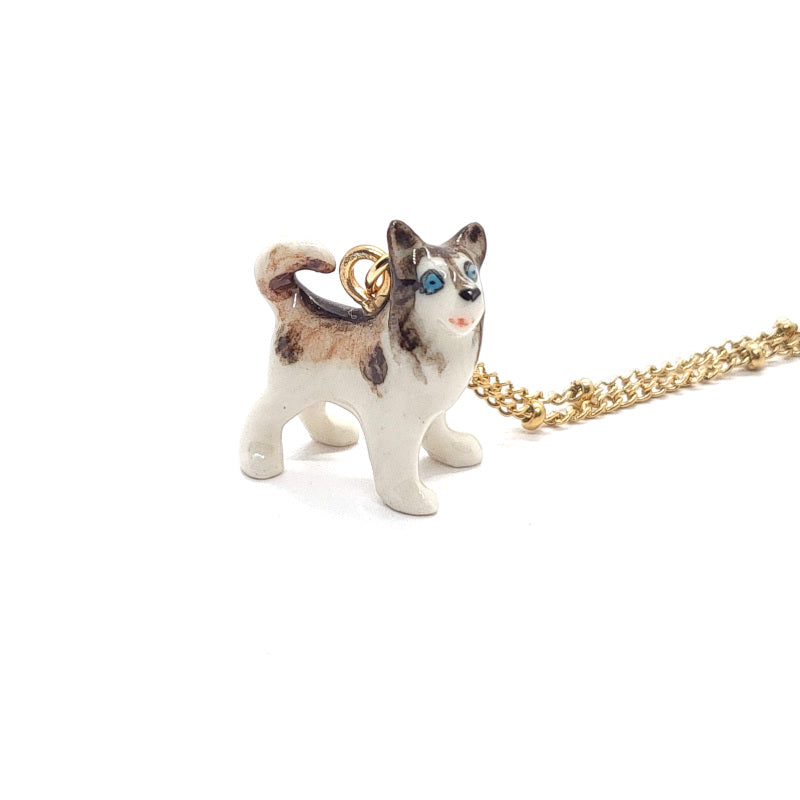 Tiny Husky Necklace