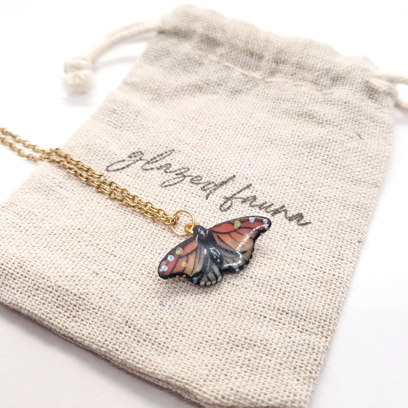 Monarch Butterfly Necklace