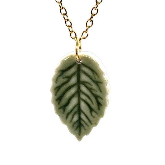 Rose Leaf Necklace