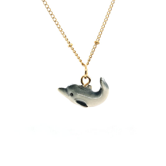 Tiny Dolphin Necklace