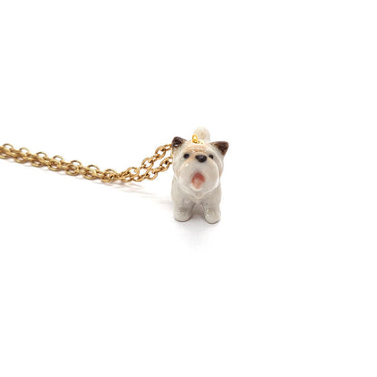 West Highland White Terrier Dog Necklace Set