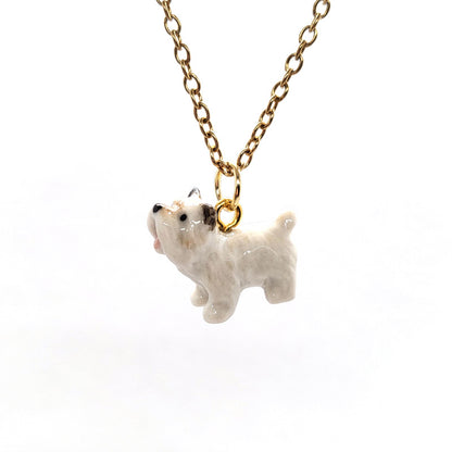 West Highland White Terrier Dog Necklace Set