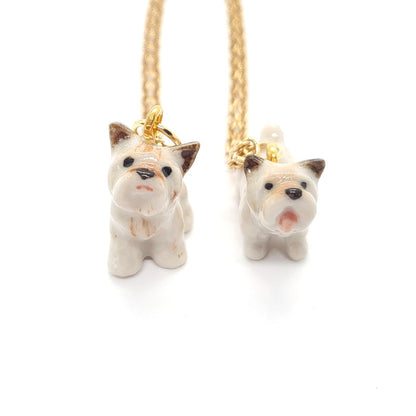 West Highland White Terrier Dog Necklace Set