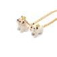 West Highland White Terrier Dog Necklace Set