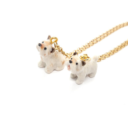 West Highland White Terrier Dog Necklace Set