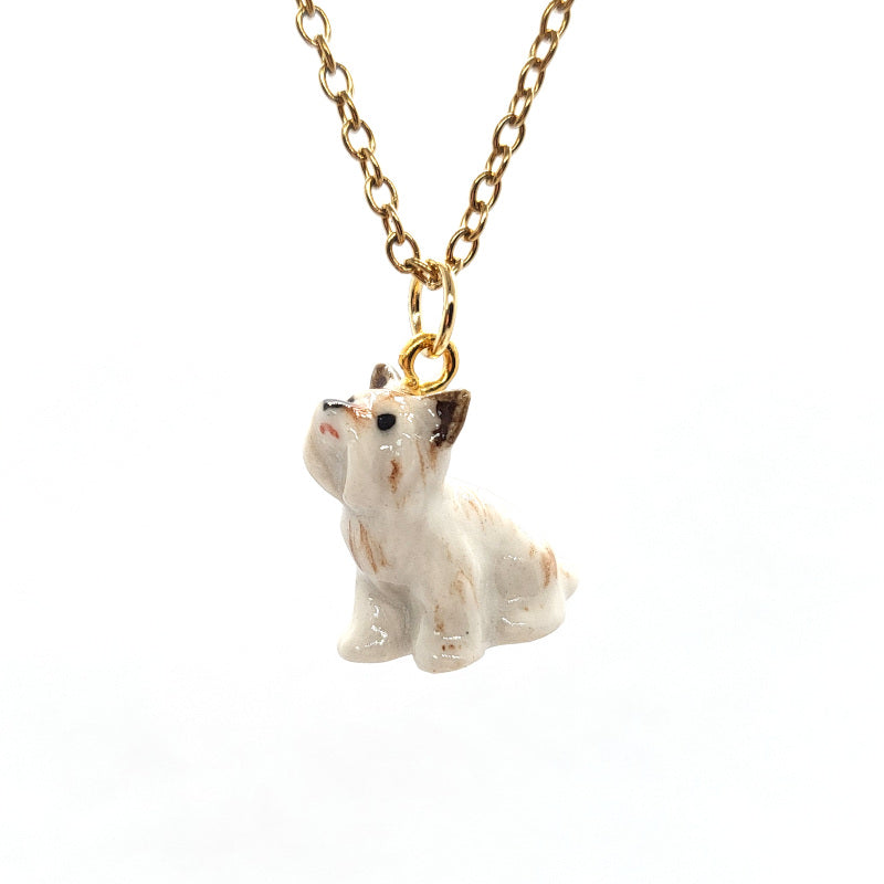 West Highland White Terrier Dog Necklace Set