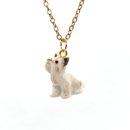 West Highland White Terrier Dog Necklace Set