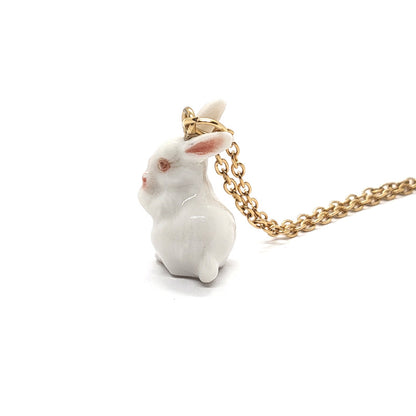 Carrot-loving Rabbit Necklace