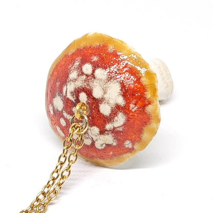 Fly Agaric Mushroom Necklace