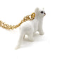 White Persian Cat Necklace