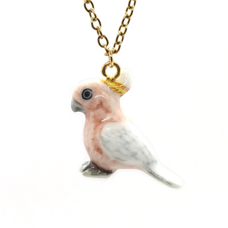 Pink Cockatoo Necklace