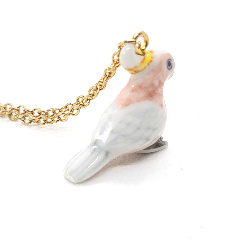 Pink Cockatoo Necklace