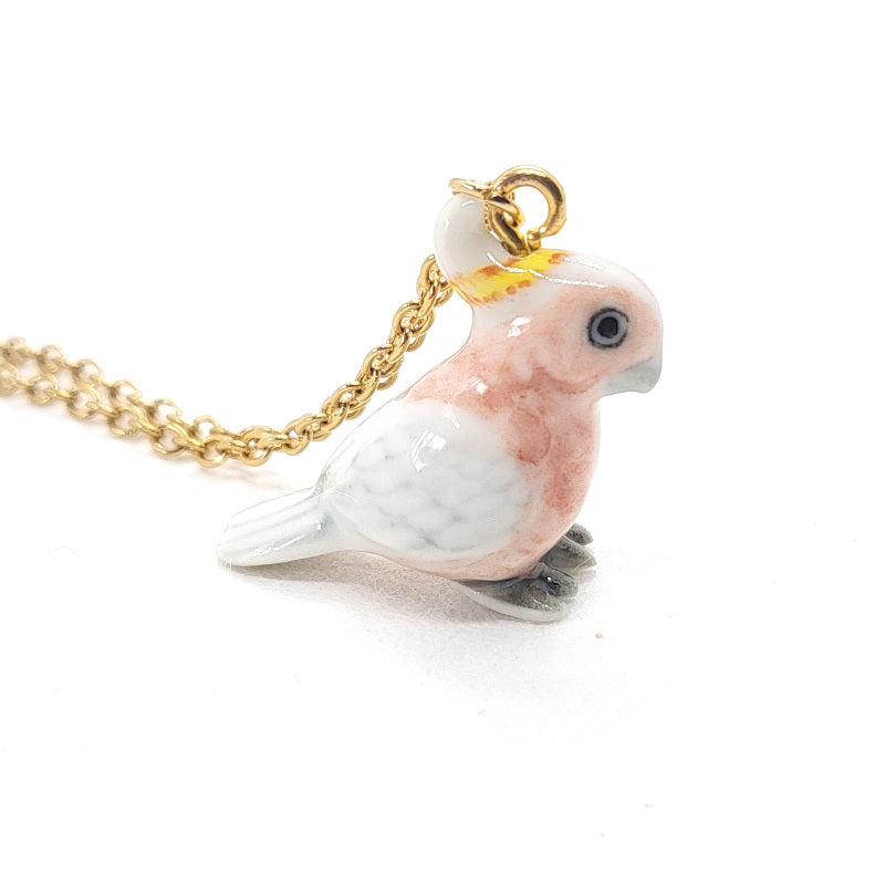 Pink Cockatoo Necklace